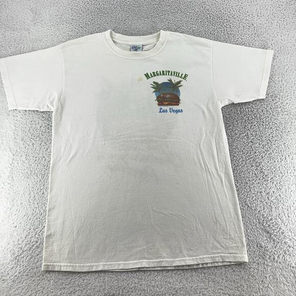 vtg Margaritaville Cheeseburger in Paradise Shirt L Caribbean Soul Nature Sunset - Picture 5 of 11